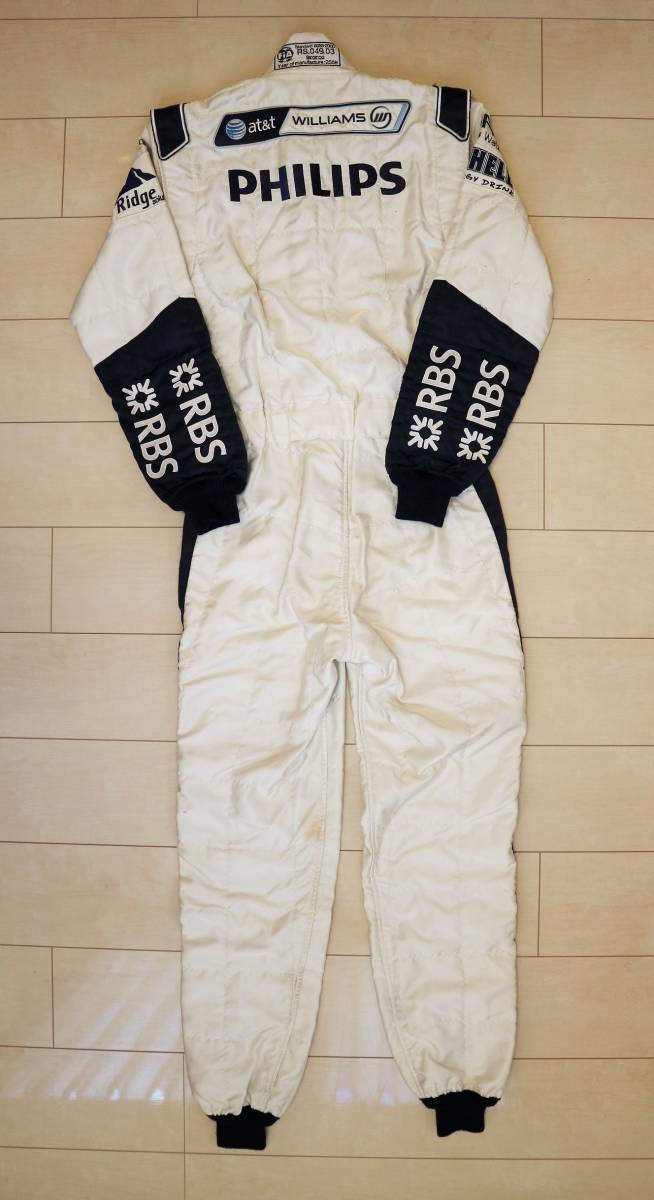 ☆ 中嶋一貴 直筆サイン入り 実使用 レーシングスーツ 2009年 F1 ☆ 中嶋一貴 直筆サイン入り 実使用 レーシングスーツ 2009年 F1