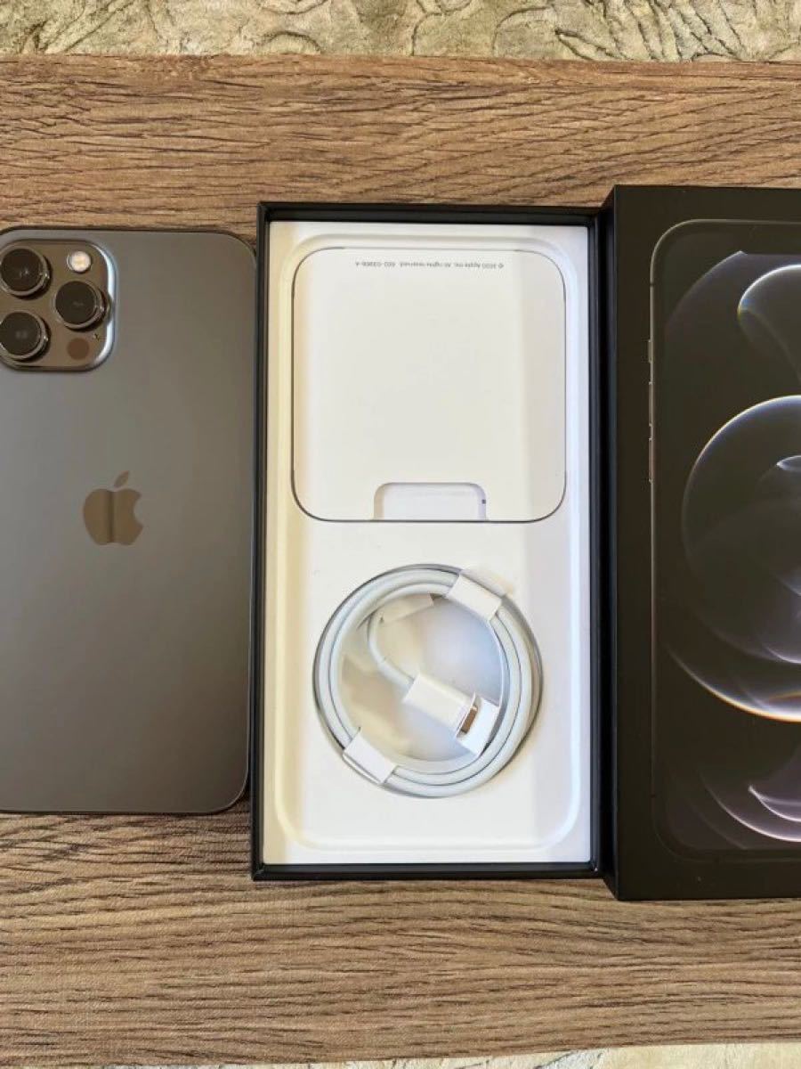 激安本物 iPhone 12 箱付き SIMフリー シルバー GB 128 pro - スマートフォン本体