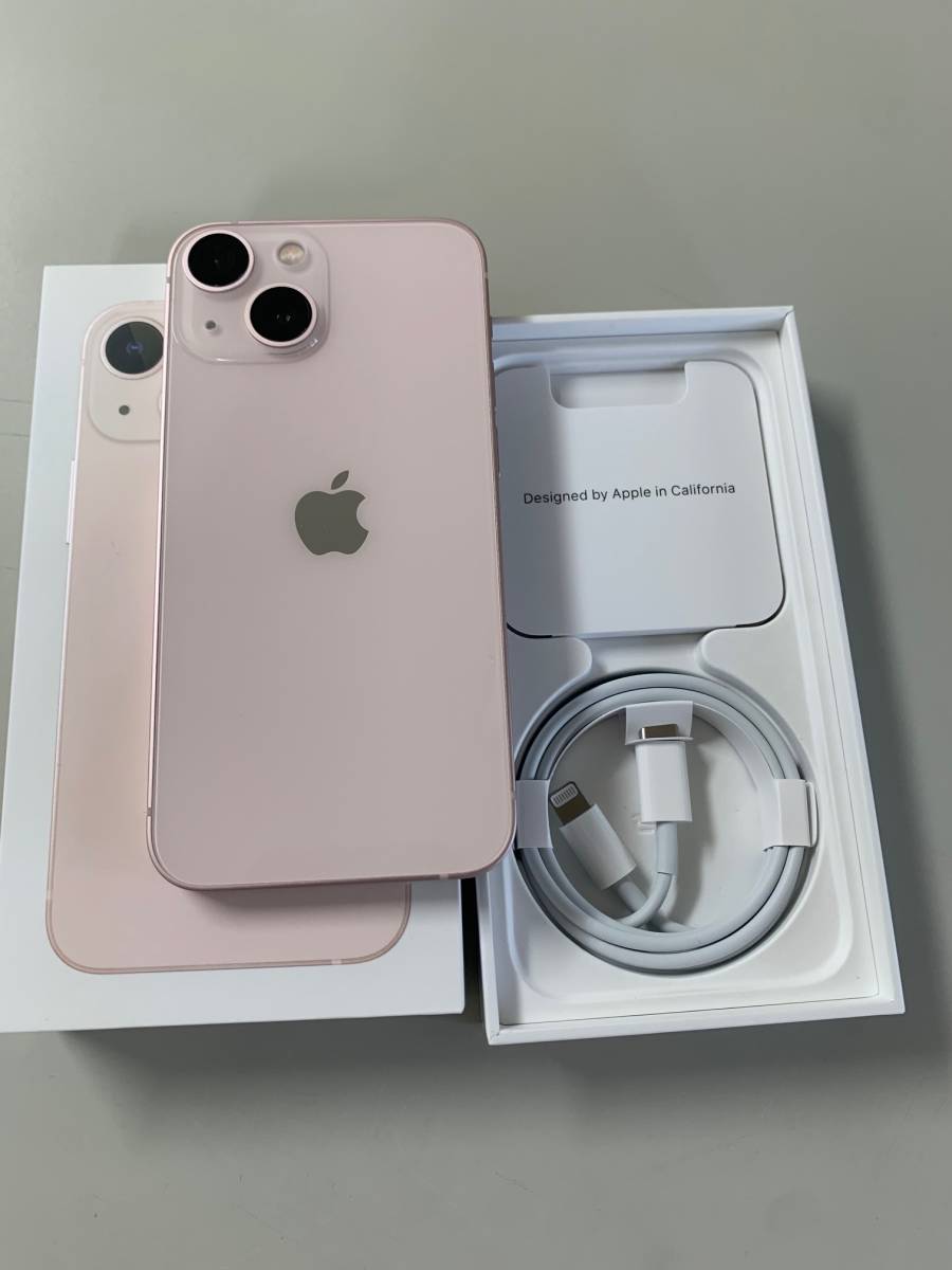 ヤフオク! - 【新品】 iPhone13 mini 128GB ホワイト／ピンク