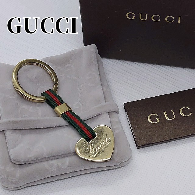  коробка, сумка для хранения имеется Gucci GUCCI кольцо для ключей 