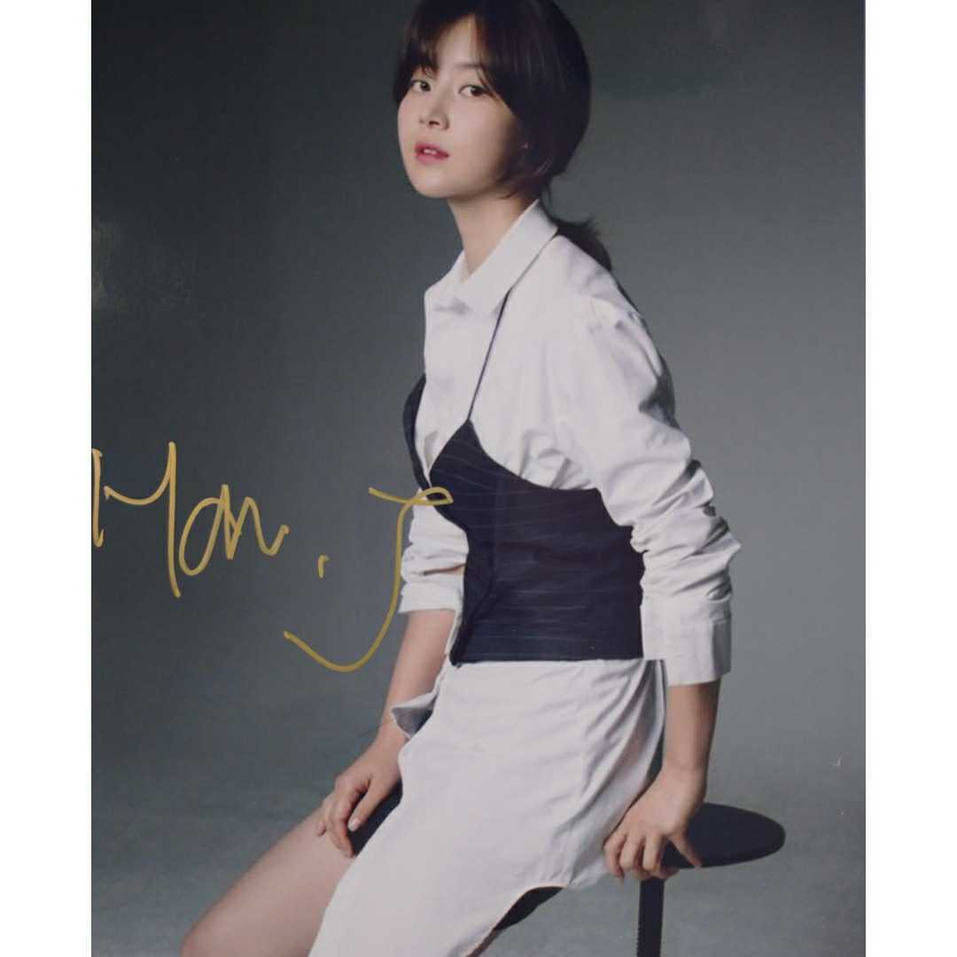 カンイェソ直筆サイン入り超大型写真…Kang Ye-seo…ケプラー⑤ 【超安い