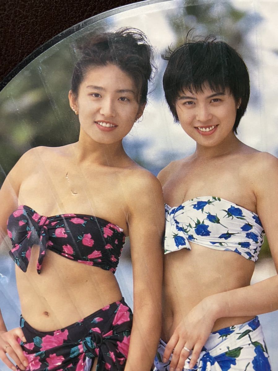 お宝希少CCガールズ水着グラビアうちわ初代メンバー青田典子原田 お宝希少CCガールズ水着グラビアうちわ初代メンバー青田典子原田