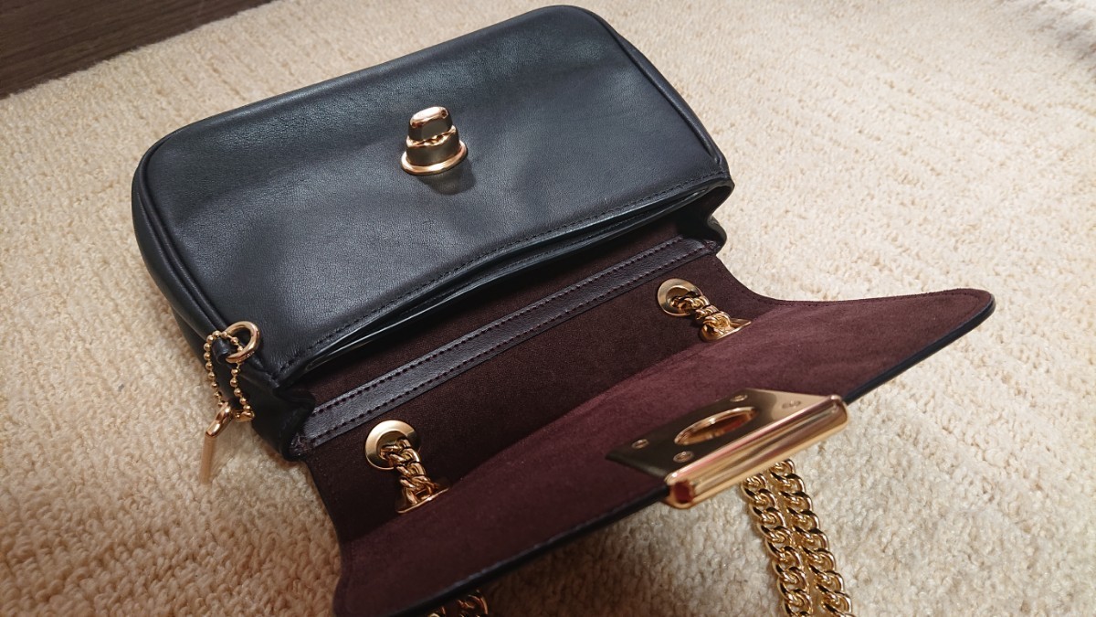 美品COACHチェーン2wayバック黒 lucatech.com.tr