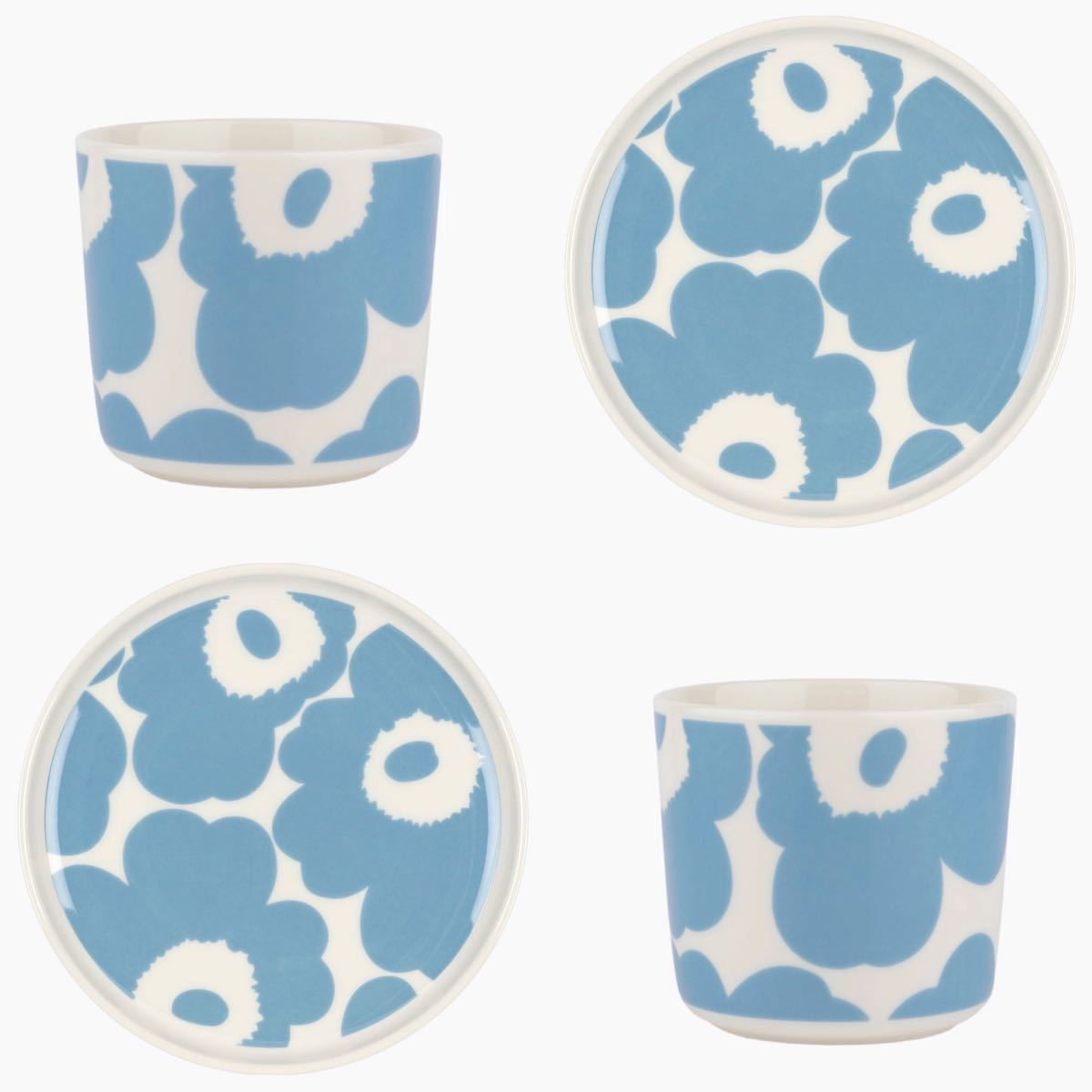 marimekko マリメッコ　UNIKKOラテマグ＋プレート4点セット