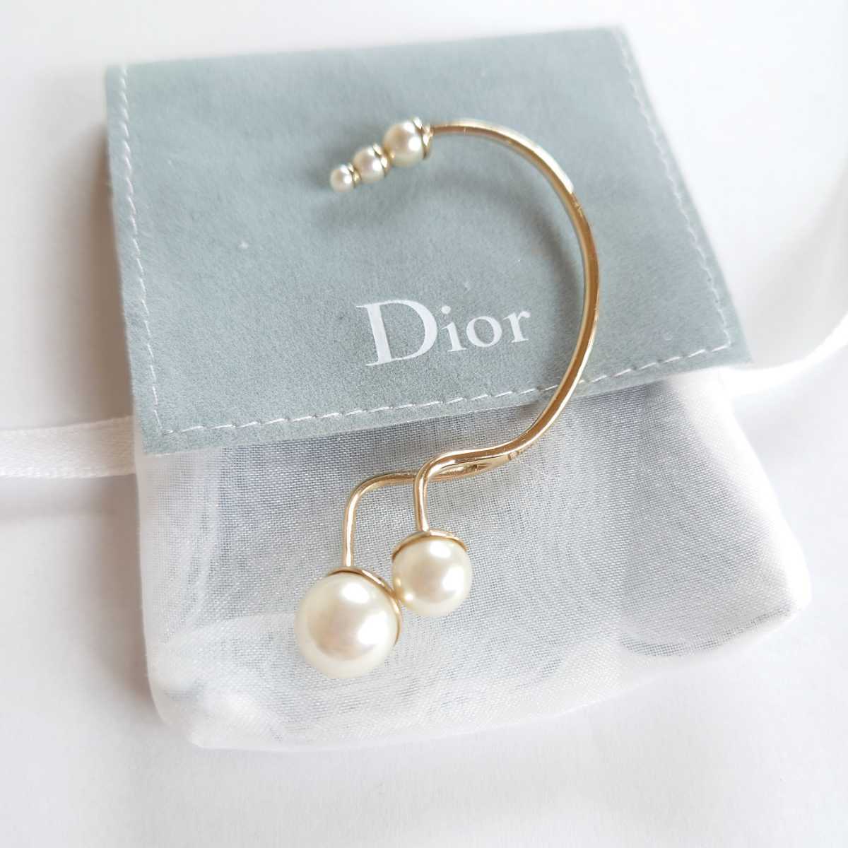 Christian Dior クリスチャン・ディオール イヤーカフ ゴールド色