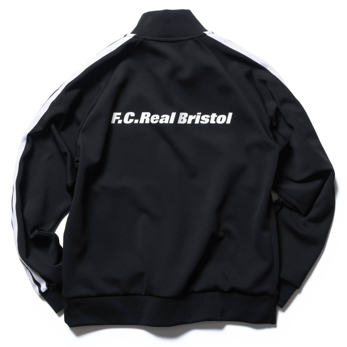 新品XL☆FCRBトラックジャケットF.C.Real BristolブルゾンF.C.R.BトレーニングジャージTRAINING TRACK  JACKETブリストル22SS黒Black2022SS