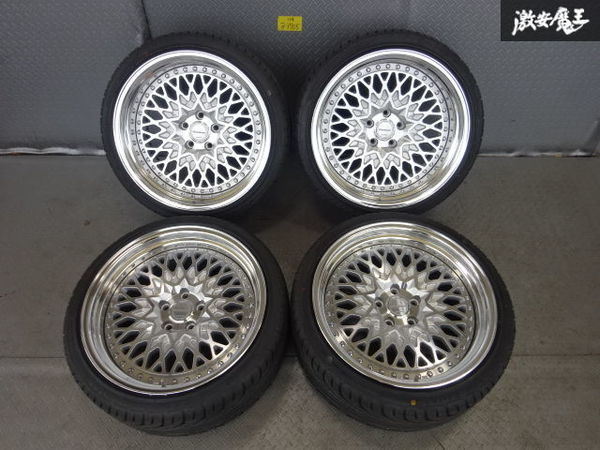 ●WORK ワーク seeker シーカー CCX-SR 19インチ 9J +13 9.5J -6 Oディスク PCD114.3 5H 5穴 235/35ZR19 新品タイヤ メッシュ ホイール 4本_画像1