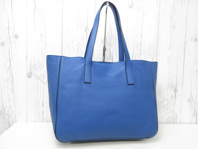 極美品 TOD'S トッズ トートバッグ ショルダーバッグ バッグ レザー 青