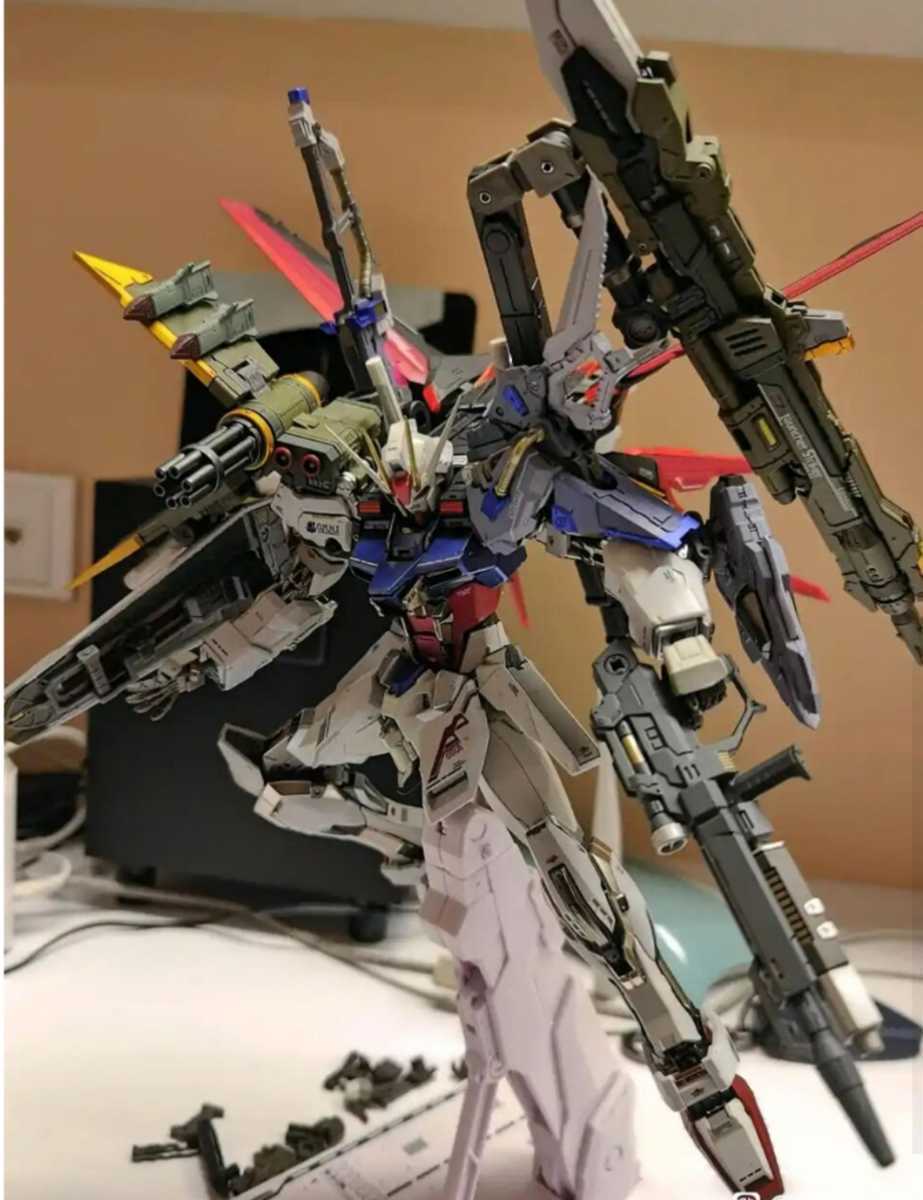 期間限定60％OFF! メタルビルド ストライクガンダム ストライカーパック３種 パーフェクトストライク 