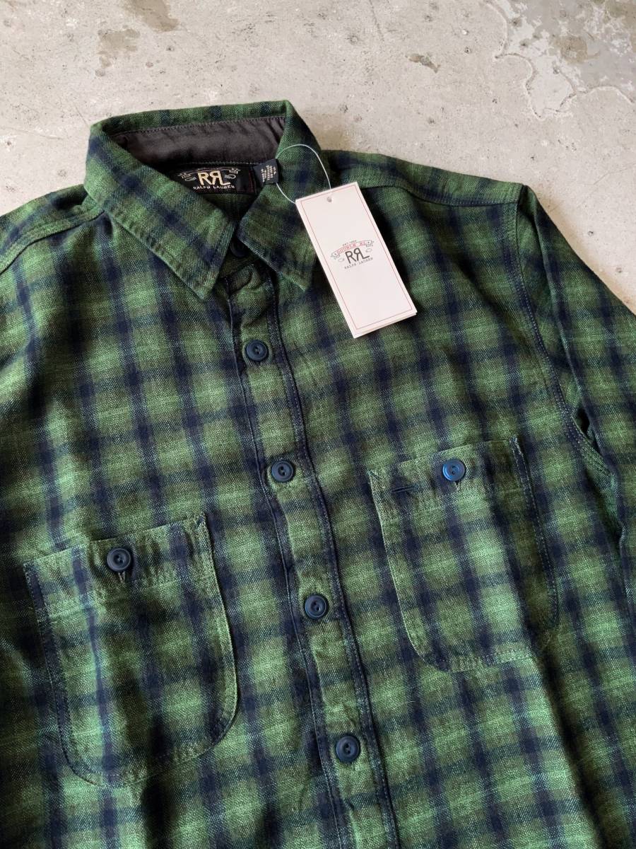 格安SALEスタート】 RRL 22FW XS 新品 ネルシャツ RRL bossproblem.co