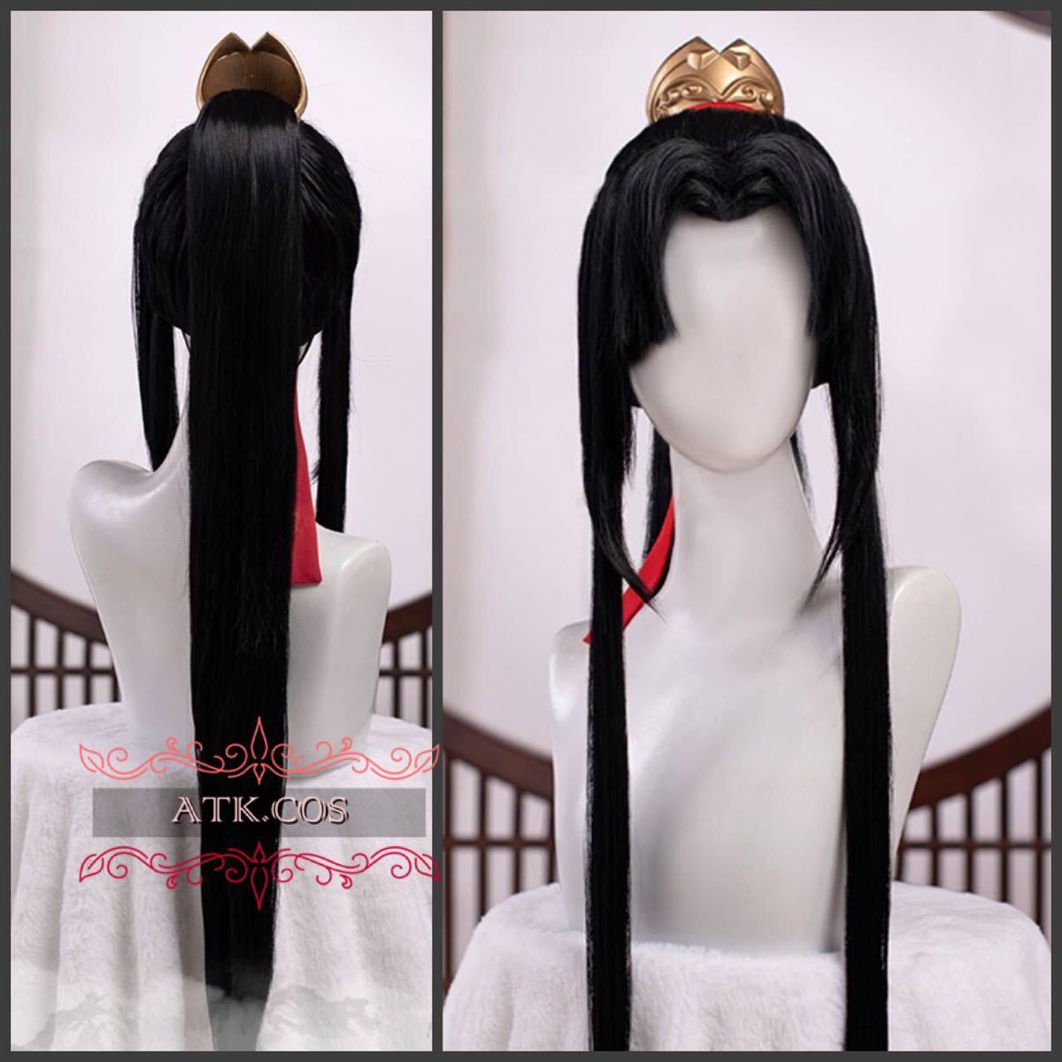 Q87 公式 魔道祖師 金凌 コスプレ 武器 弓 剣 ウィッグ 靴|Yahoo