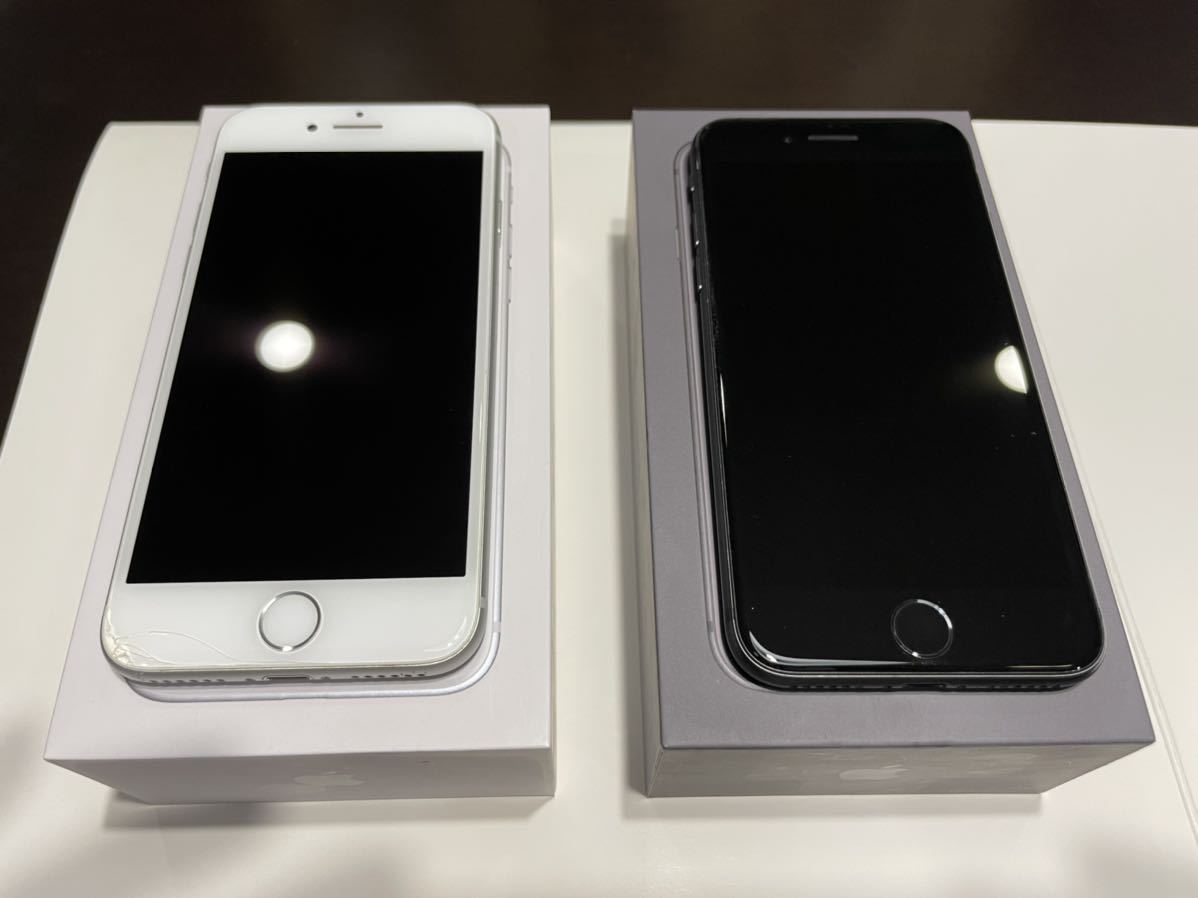 送料無料 iPhone8 本体 64GB SIMロック解除済 ジャンク 2台 残債無し