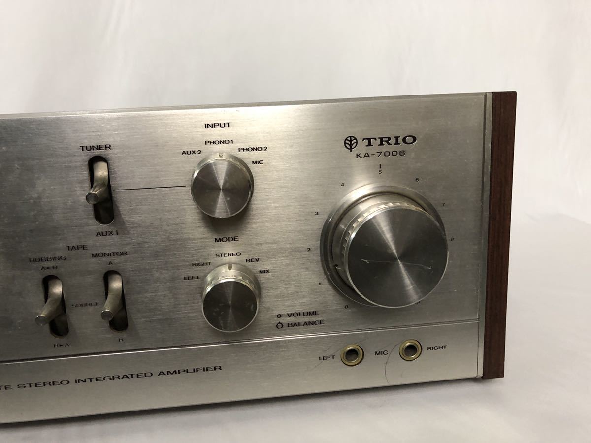 TRIO プリメインアンプ KA-7006 チューナー KT-3007 ☆セット トリオ