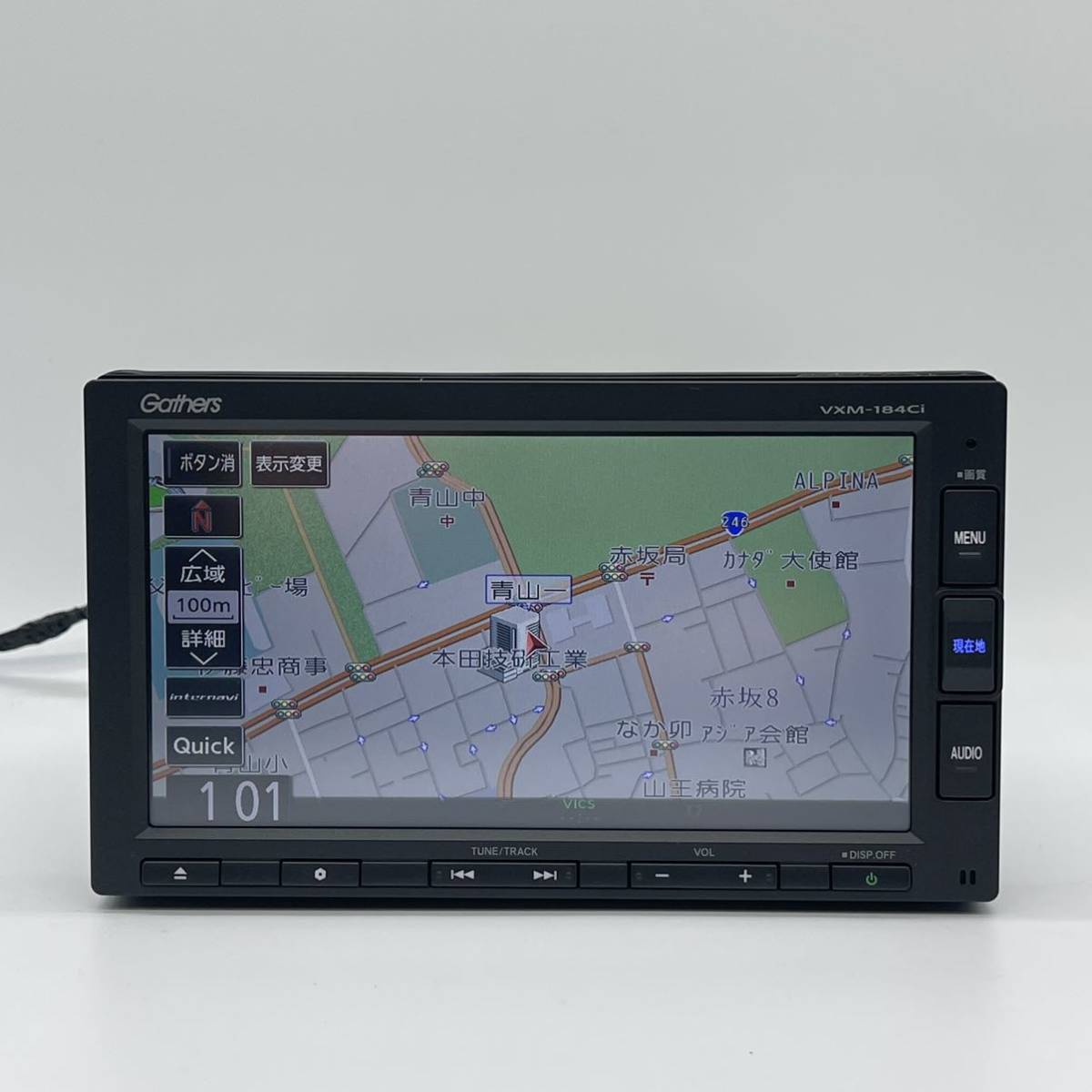 ホンダ ギャザーズ 純正 ナビ VXM-184CI ホンダ純正 CD USB iPod