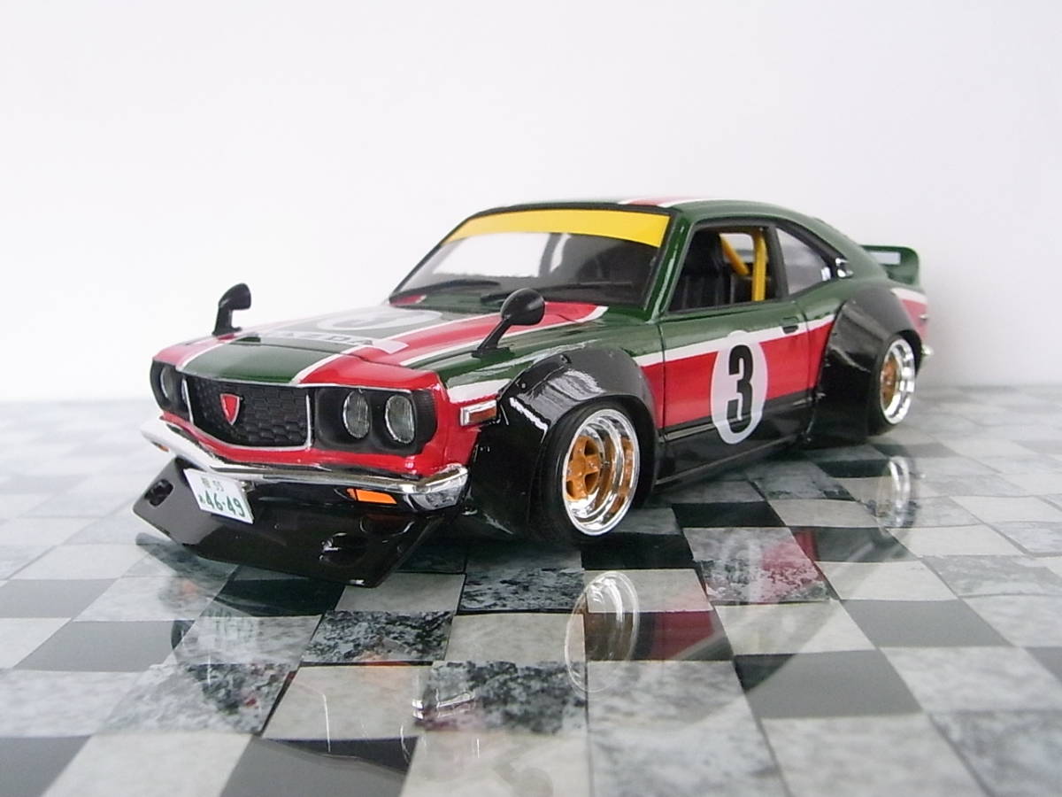 Yahoo!オークション - 1/24 完成品 S124 サバンナ RX3 旧車 族