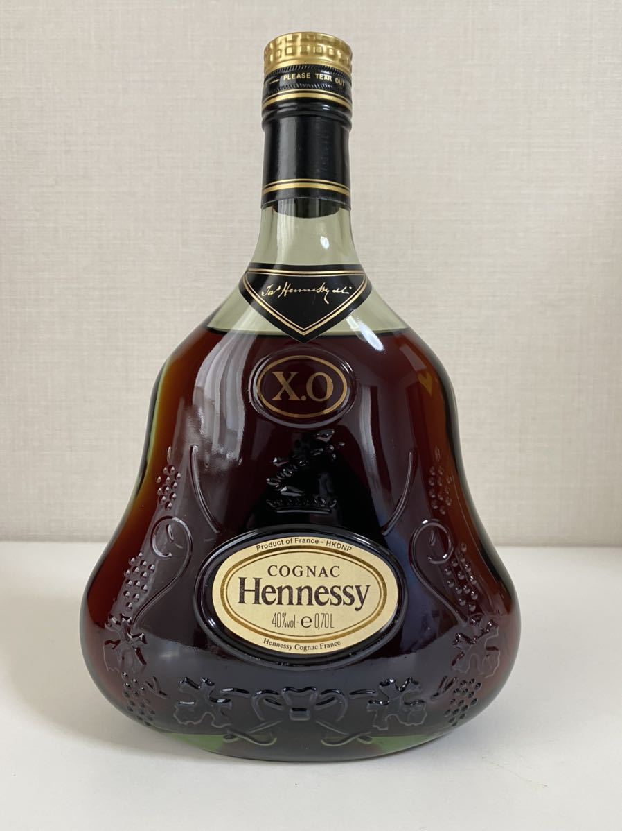 古酒・未開栓】Hennessy XO ヘネシーXO グリーンボトル 金キャップ 
