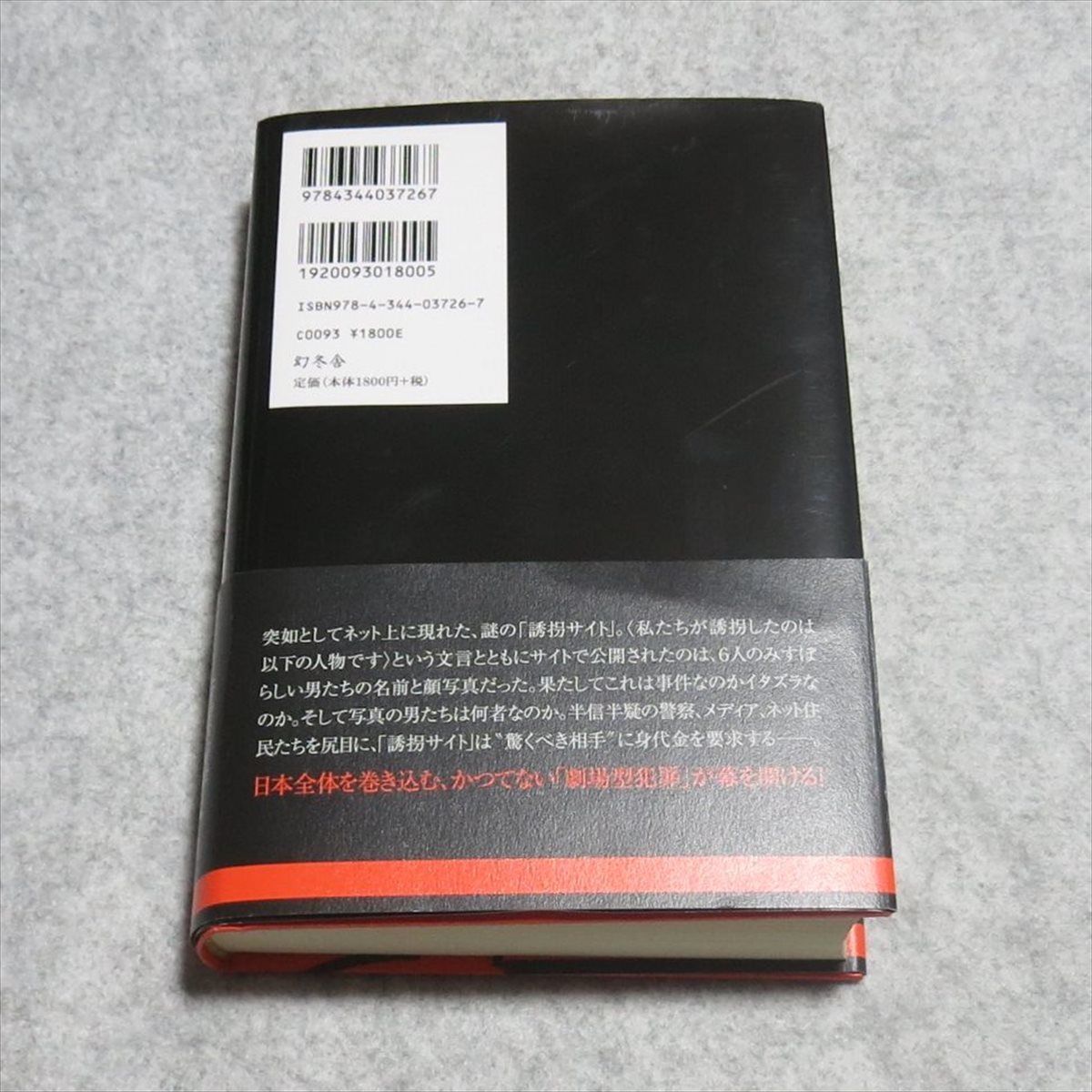 野良犬の値段【レタパ発送/目立った傷や汚れなし/幻冬舎/百田尚樹/ミステリー 劇場型犯罪 誘拐】G0053 _画像2