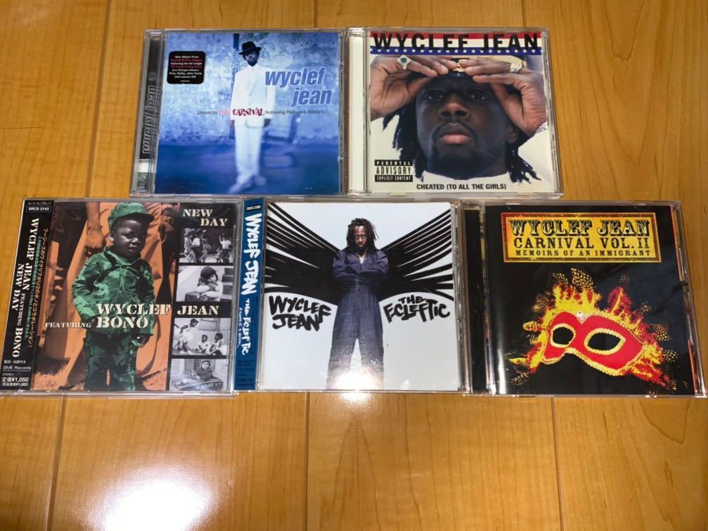 【即決送料込み】ワイクリフ・ジョン / Wyclef Jean 5枚 / The Carnival / New Day / The Ecleftic 2 Sides Ⅱ A Book / Fugees フージーズ