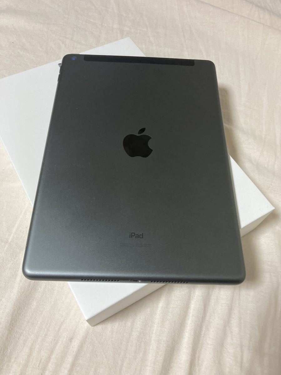 1円~ SIMフリー iPad 第7世代 32GB 10.2インチ Wi-Fi+Cellular MW6A2J