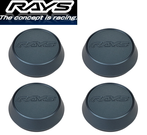 レイズ センターキャップ RAYS No.055 VR Center Cap Model-01 HI GB 4枚 ハブクリアランス 11mm TE37ULTRA ZE40_画像1