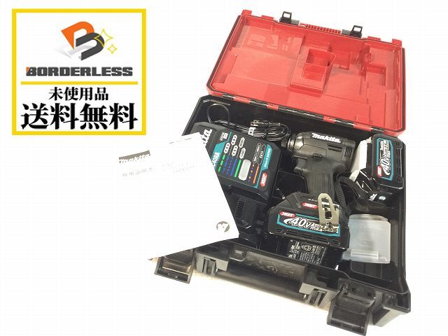 ☆未使用品☆makita マキタ 40Vmax 充電式インパクトドライバ
