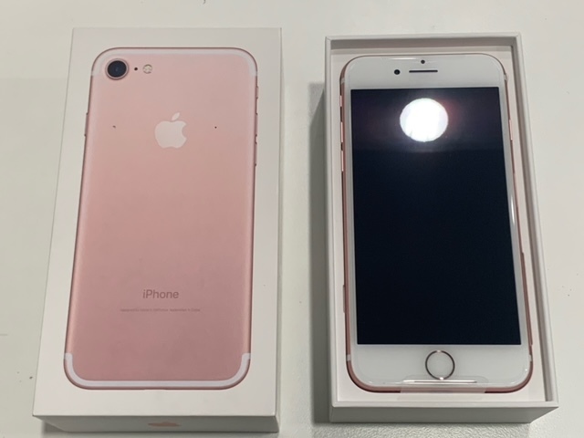 新品未使用】apple iPhone 7 32GB SIMフリー Rose Gold ローズゴールド