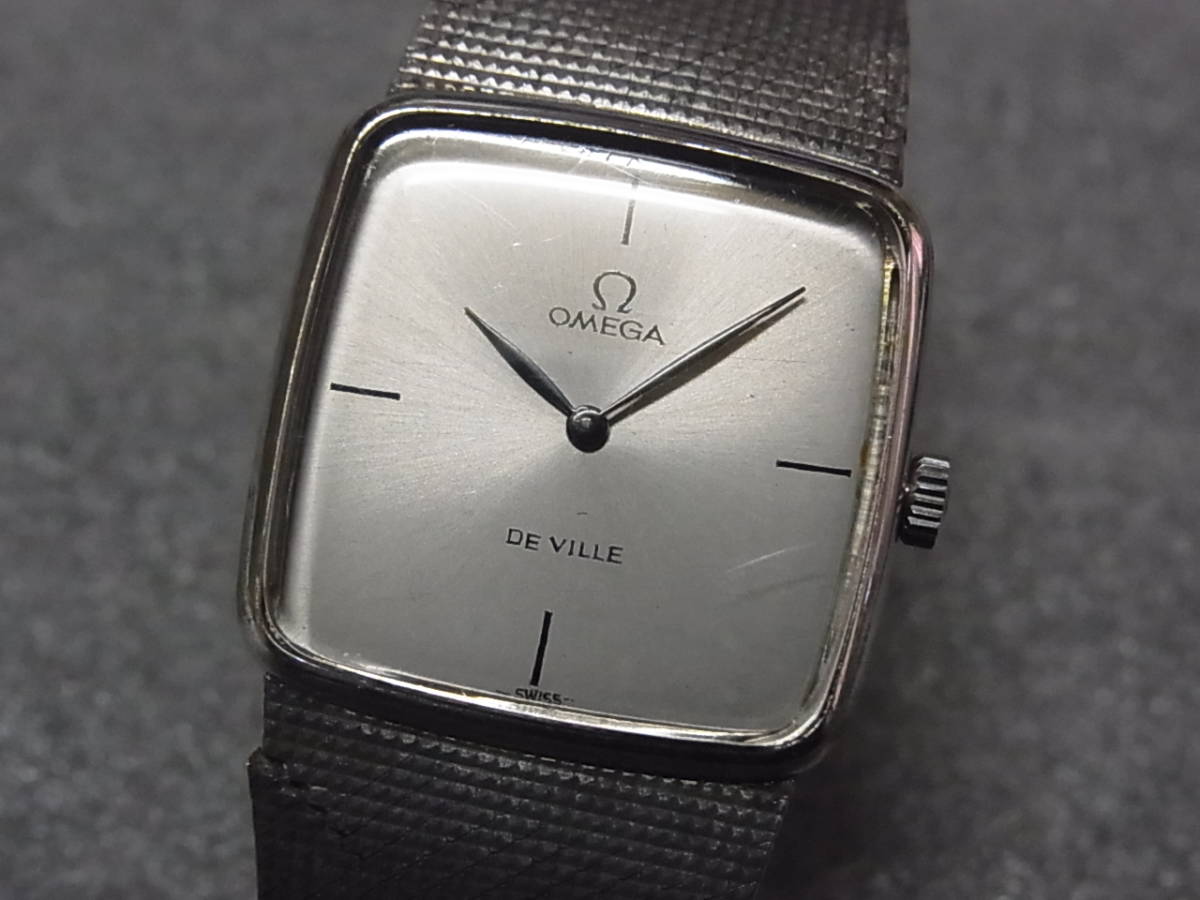 オメガ / OMEGA 『 デビル / DE VILLE 機械式手巻き 女性向き腕時計 (動作確認/要ベルト修理) 』 ゆうパックおてがる配送 送料込
