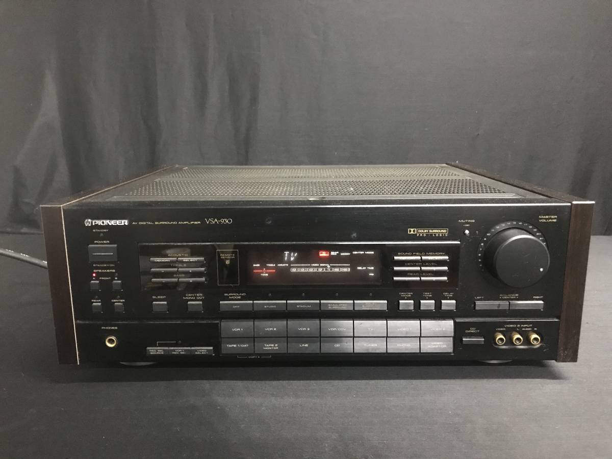 Yahoo!オークション - 3 通電のみ確認 PIONEER VSA-930 AV Yahoo!オークション - 3 通電のみ確認 PIONEER VSA-930 AV