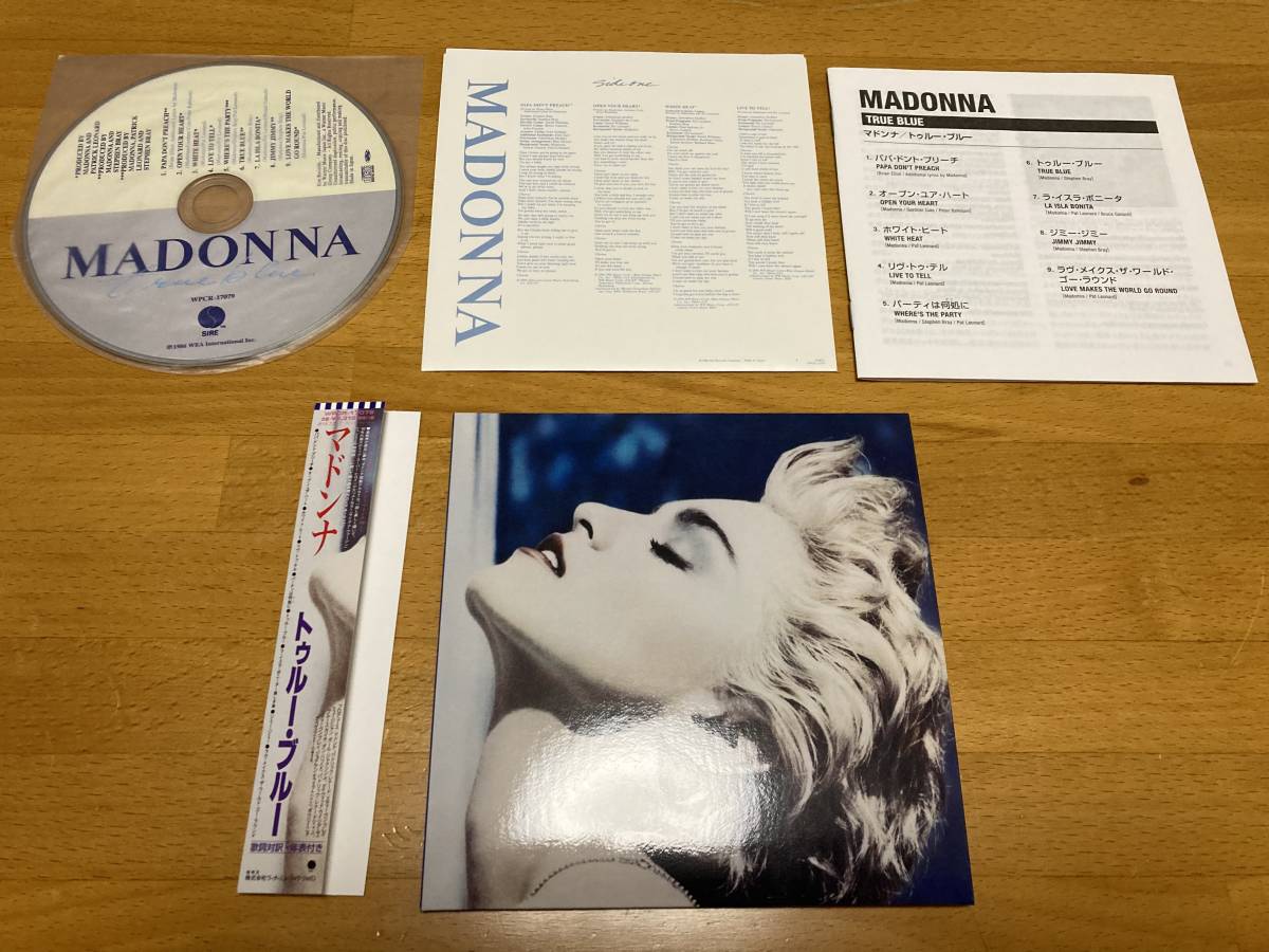 マドンナ 【Madonna】 紙ジャケ ライク・ア・ヴァージン トゥルー・ブルー 紙ジャケットCD limited papersleeve like  a virgin true blue