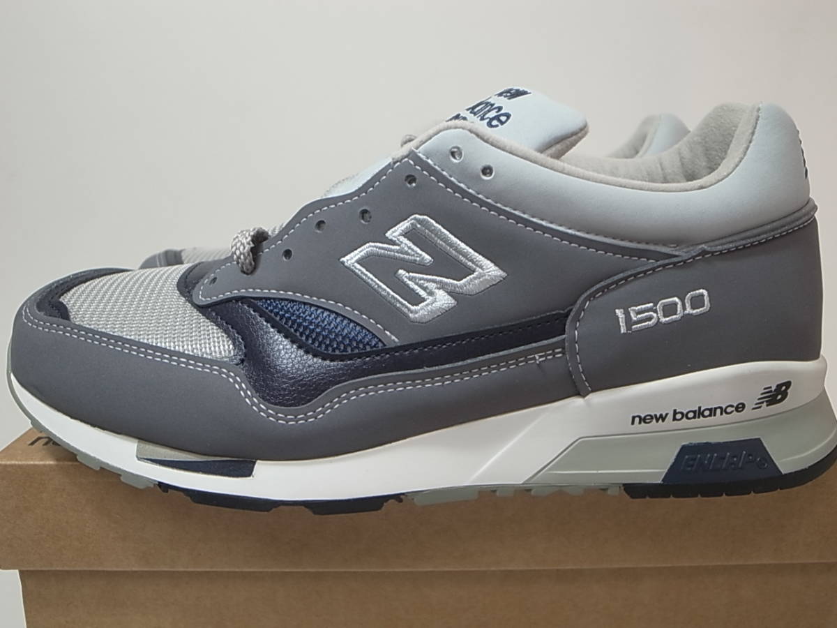 送料無料 即決】NEW BALANCE UK製 M1500UKG 27cm US9新品 GRAY グレー
