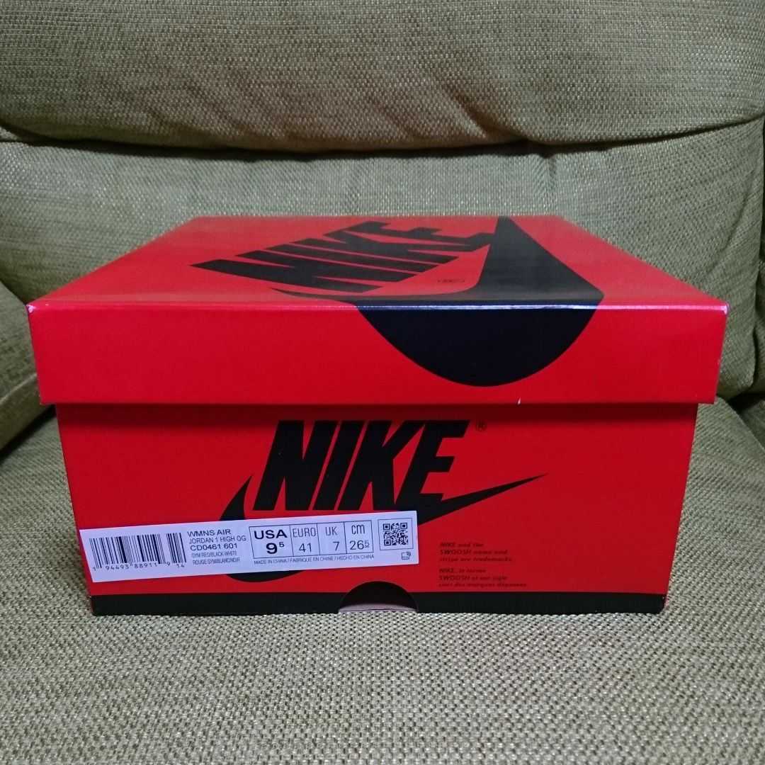 NIKE AIR JORDAN 1 HIGH OG SATIN RED ナイキ エア ジョーダン 1 ハイ サテン レッド .5cm ほぼ新品