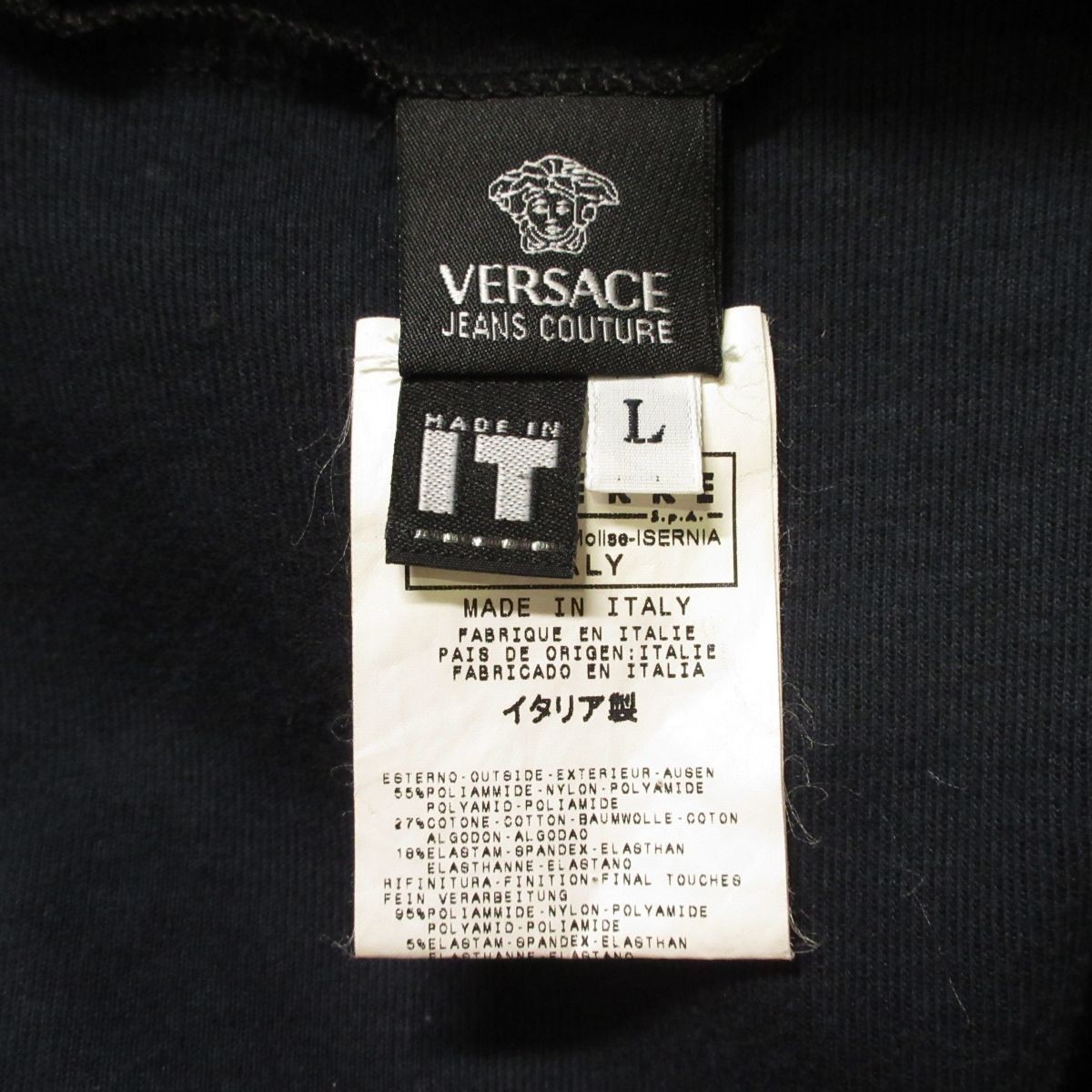 美品 ヴィンテージ VERSACE JEANS COUTURE ヴェルサーチ スタッズ