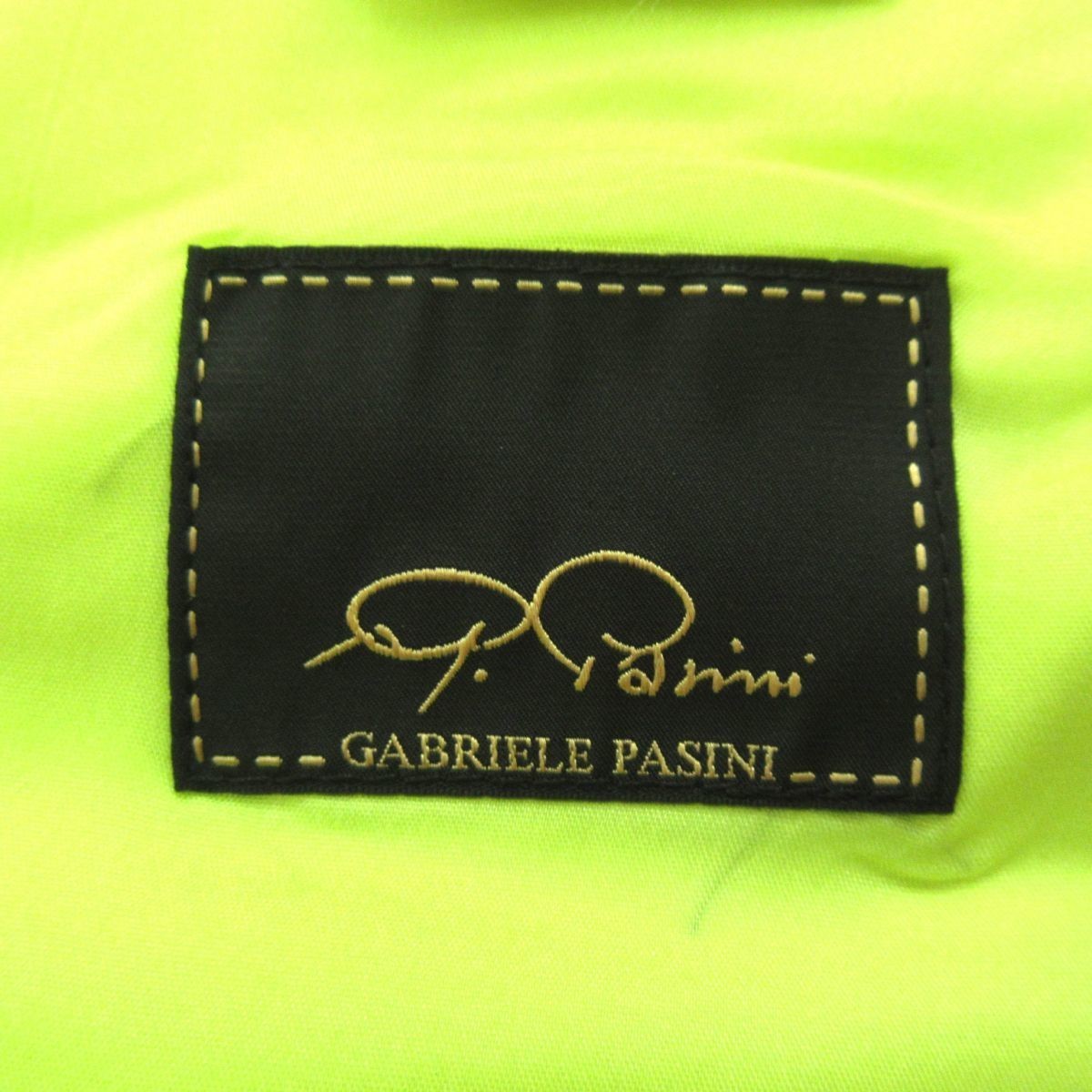 美品 GABRIELE PASINI ガブリエレパジーニ チェック柄 リネン ウール