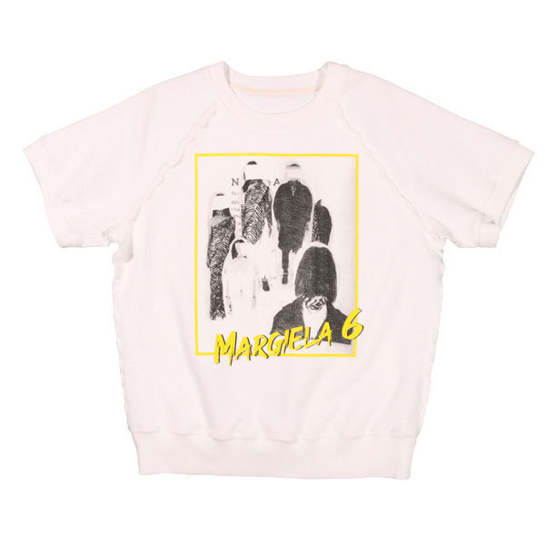 注目ブランドのギフト Maison MM6 Margiela（エムエムシックス 27597 S ホワイト Uネック半袖Tシャツ メゾンマルジェラ） その他