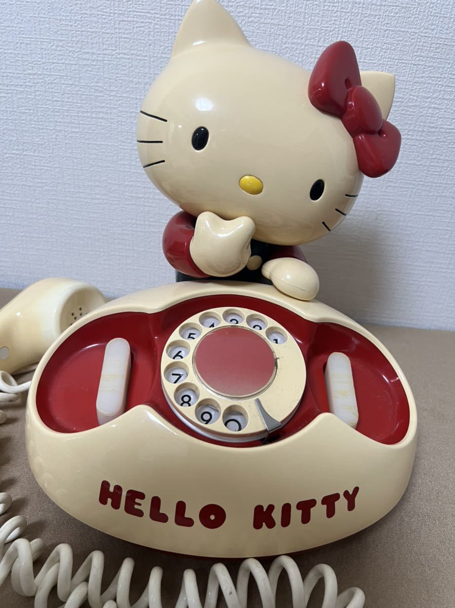 レトロハローキティ 電話 Yahoo!オークション - レトロ ハローキティ ダイヤル 電話 B-55