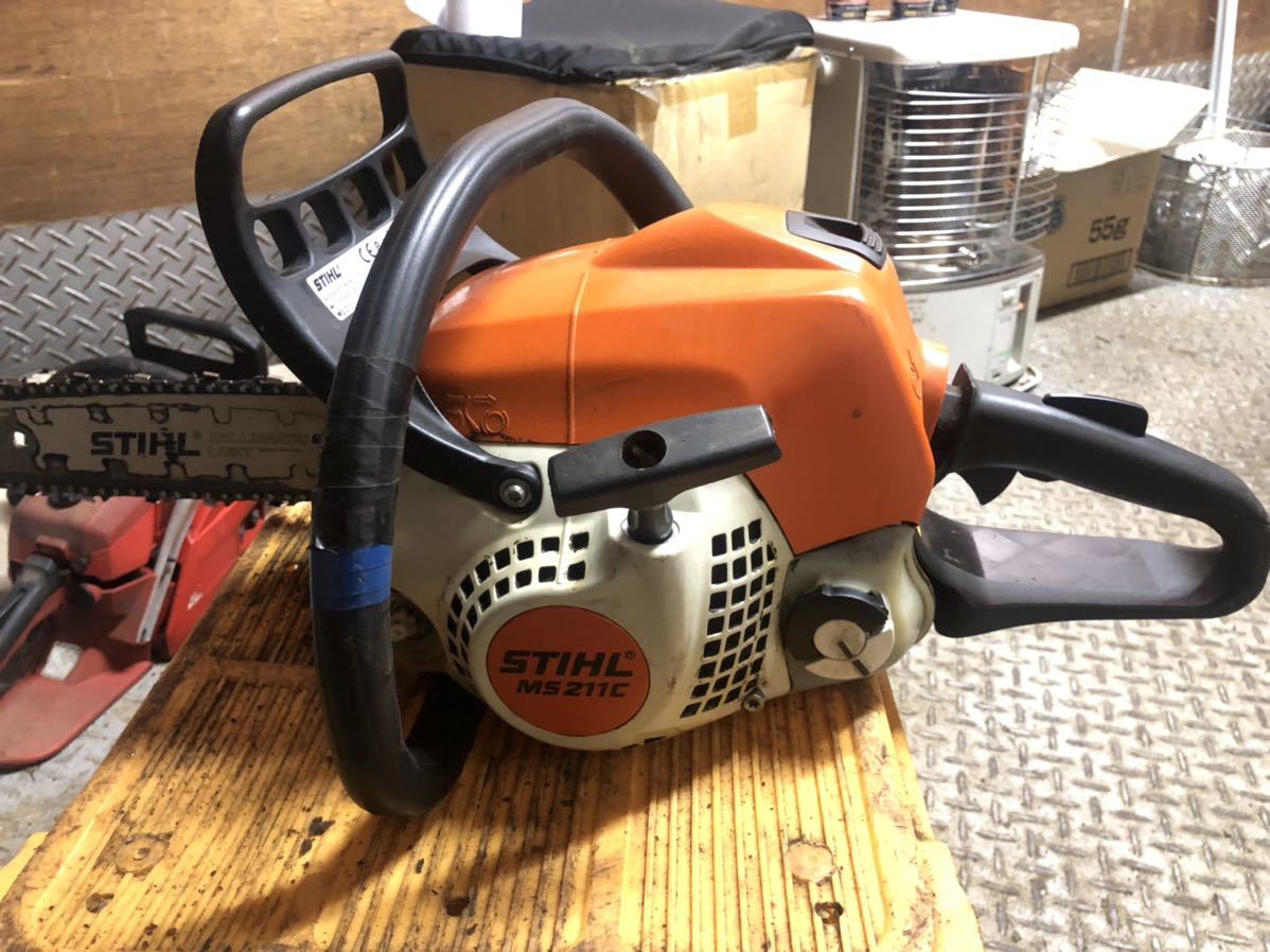 STIHL スチール チェンソー MS211Cチェーンソー - 工具、DIY用品