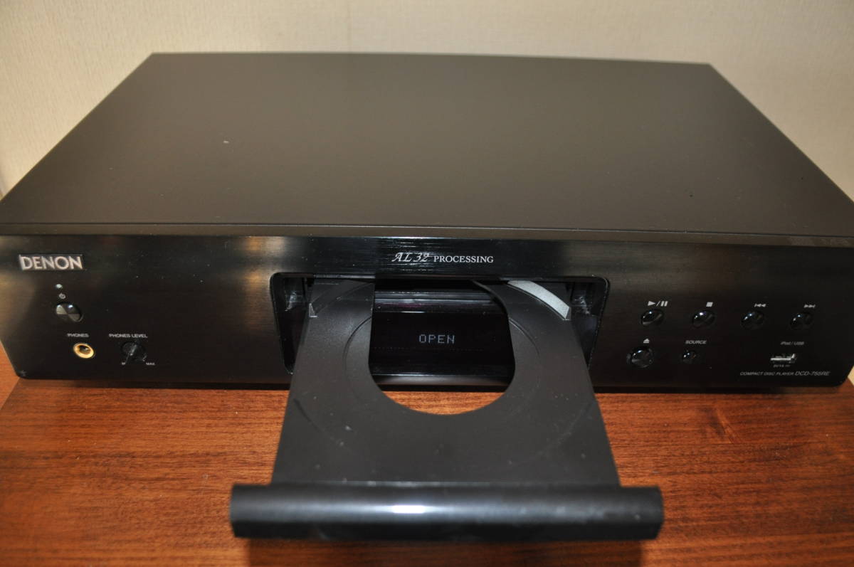 DENON DCD-755RE 美品 ピックアップASSY、 ベルト交換 リモコン 取説有
