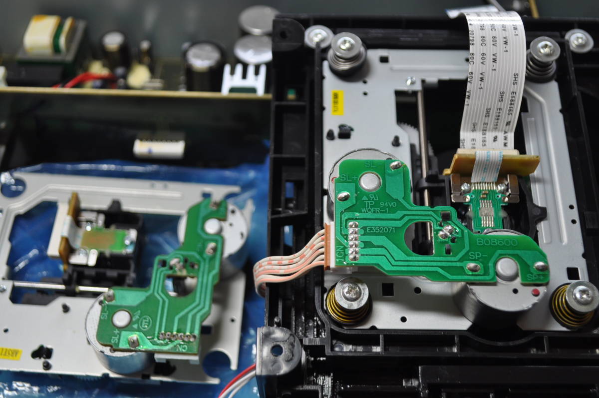 DENON DCD-755RE 美品 ピックアップASSY、 ベルト交換 リモコン 取説有