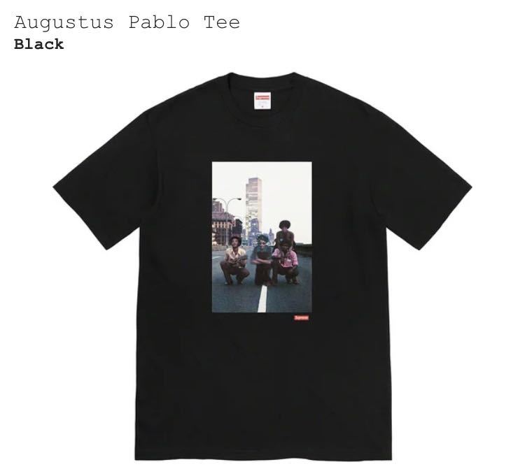 【送料無料】Size:L 新品 SUPREME Augustus Pablo Tee Black ブラック　黒 シュプリーム Tシャツ