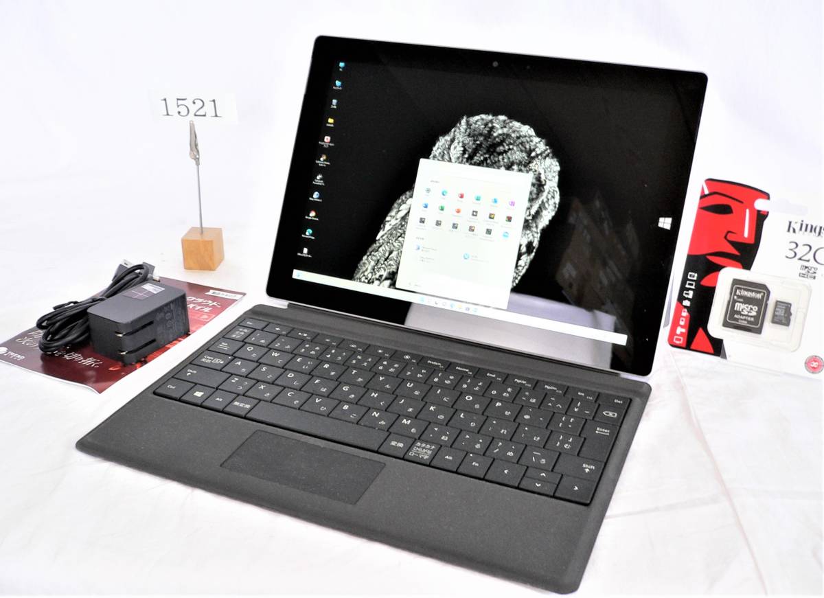 超爆安 極超美品【4GLTE・SSD128GB+mSD32GB・Win11Pro・Office2021Pro・光る純正KB】10.8FHD(1920x1280)タッチP Surface3 Atomx7Max2.4GHz/MEM4G Windows 超爆安 極超美品【4GLTE・SSD128GB+mSD32GB・Win11Pro・Office2021Pro・光る純正KB】10.8FHD(1920x1280)タッチP Surface3 Atomx7Max2.4GHz/MEM4G Windows