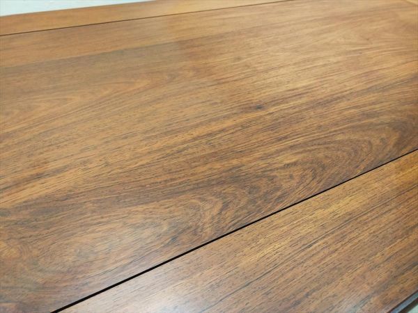 大阪唐木指物 中森喜三郎作 紫檀無垢材 最高級座卓 幅150cm 銘 大阪唐木指物 中森喜三郎作 紫檀無垢材 最高級座卓 幅150cm 銘