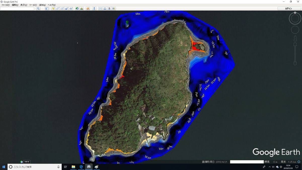 2024人気特価 H31.1作成(Ver1.0) スマホ・モバイル用GoogleEarth用琵琶湖 モニター5型~