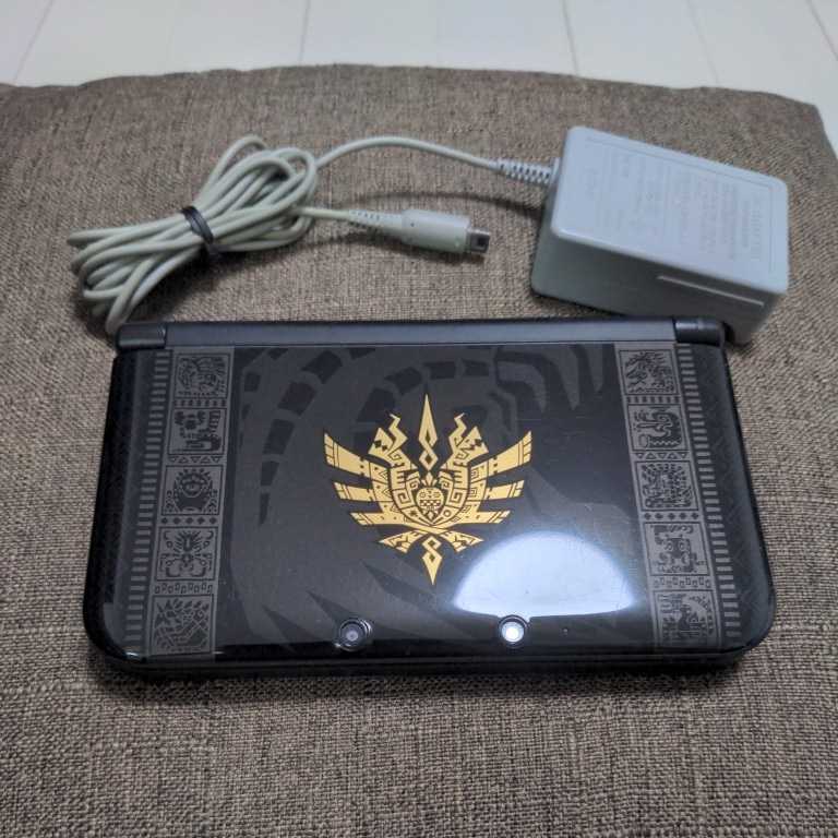 美品】ニンテンドー3DS LL ゴア・マガラ ブラック ACアダプタセット