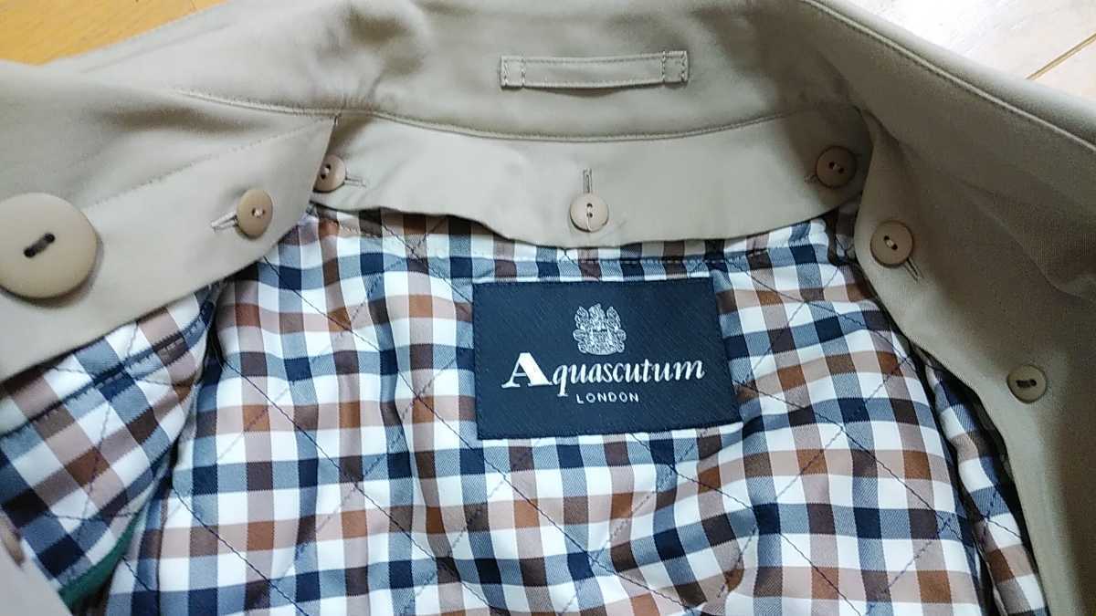 アクアスキュータム Aquascutum Londonトレンチコート 「日本製」 美品