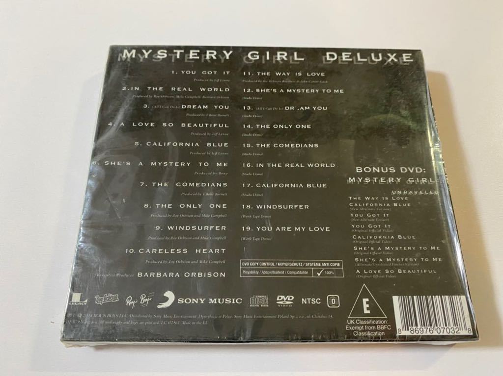新品未開封　25周年記念豪華盤　輸入盤CD +DVD ROY ORBISON MYSTERY GIRL 即決　送料無料