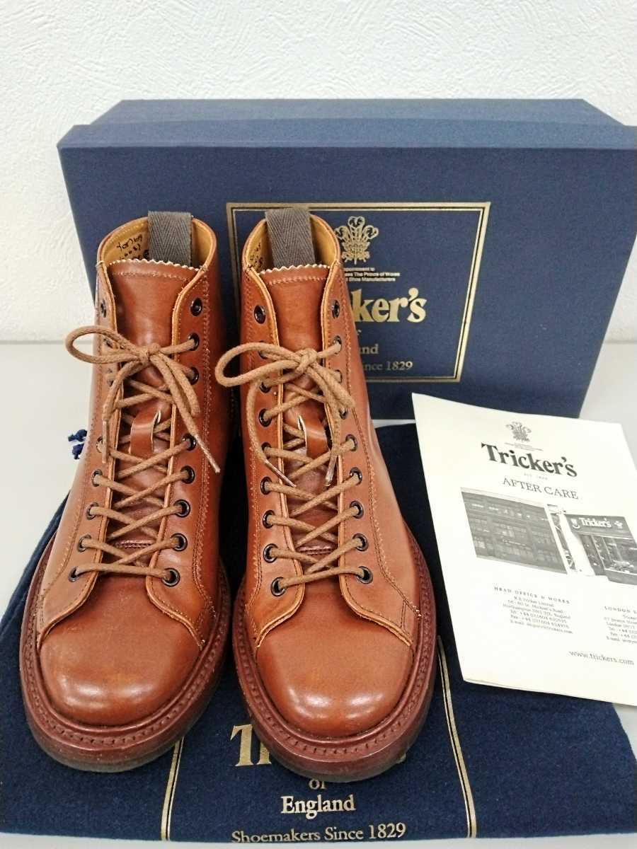 トリッカーズ Trickers ブーツ 3 美品 レザー モンキーブーツ www
