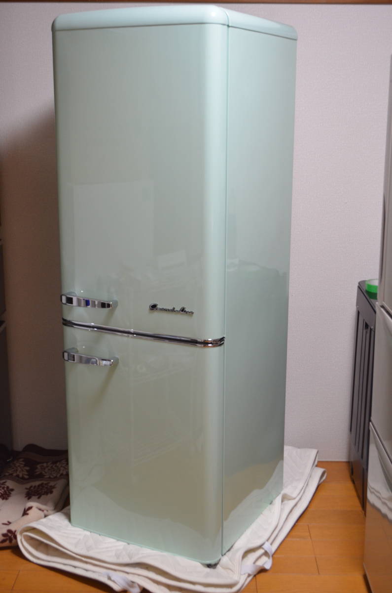 S831) Grand-Line 2ドア冷蔵庫 ARE-198LG 2020年製 ライトグリーン
