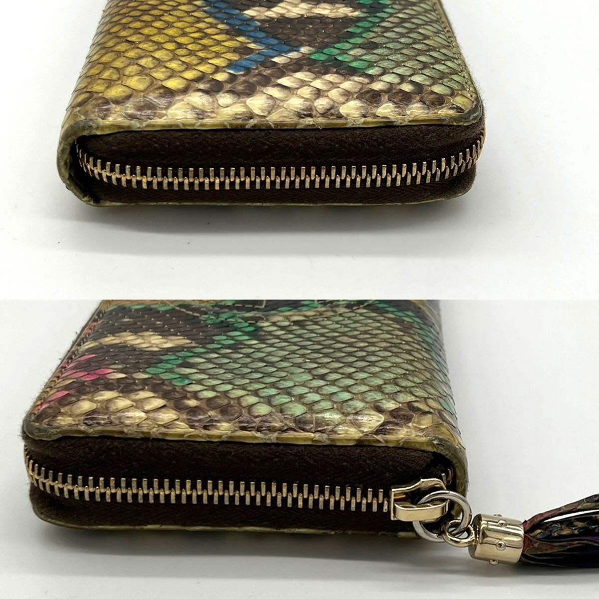 1円 【高級・未使用】 GUCCI グッチ ソーホー パイソンレザー 長 1円 【高級・未使用】 GUCCI グッチ ソーホー パイソンレザー 長
