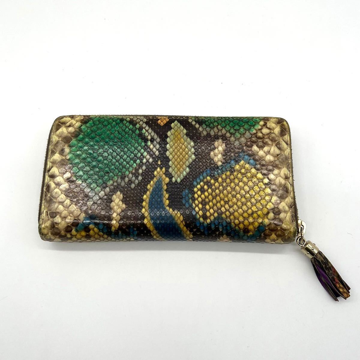 1円 【高級・未使用】 GUCCI グッチ ソーホー パイソンレザー 長 1円 【高級・未使用】 GUCCI グッチ ソーホー パイソンレザー 長