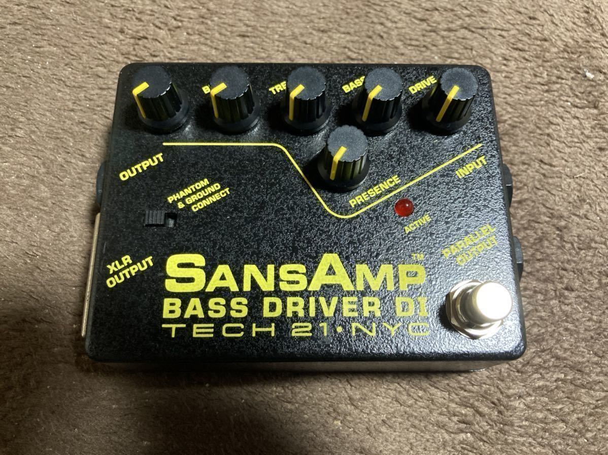 美品 レア 初期型】□TECH21 SANSAMP (サンズアンプ) □BASS DRIVER DI